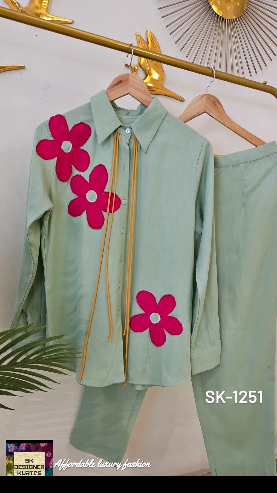 Chic Charm – Linen Cotton Co-Ord Set