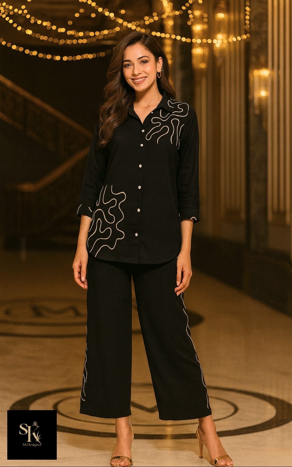 Midnight Threads Co-ord Set