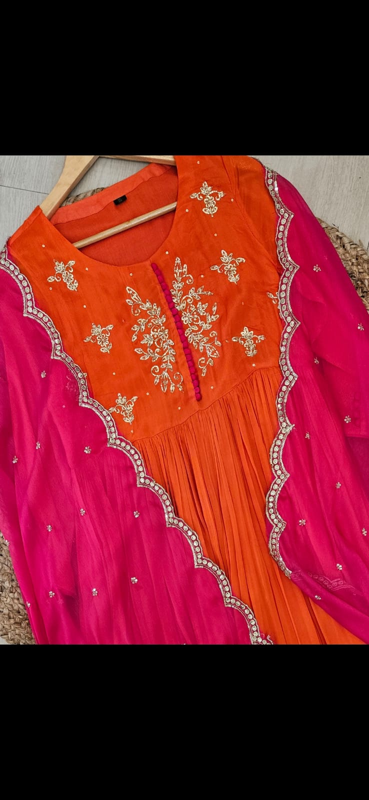 Ethereal Grace – Chinnon Flared Kurta Set