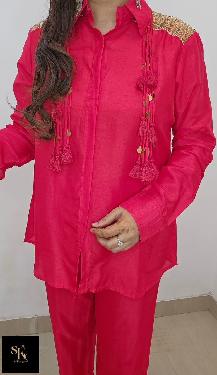 Tassel Charm Luxe Cord-Set