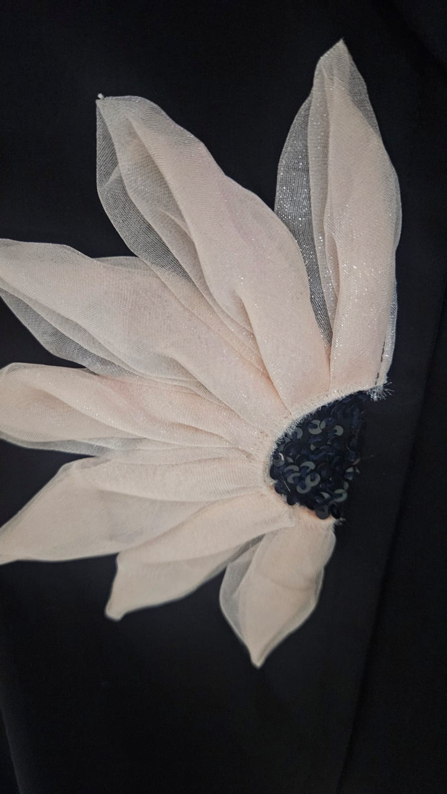 Blossom Elegance Party Dress (Black)