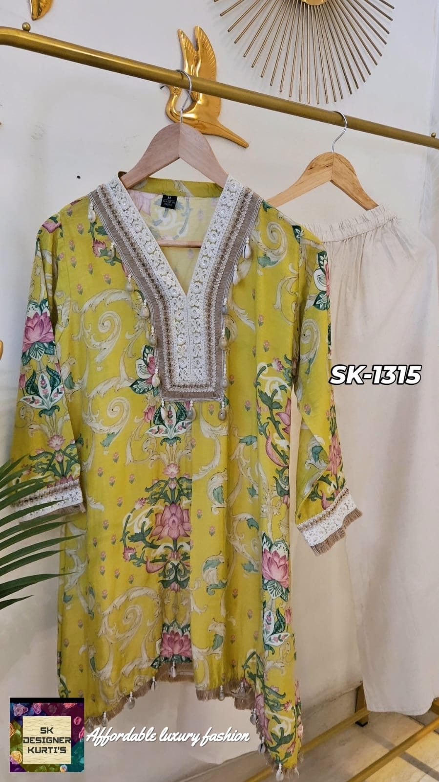 Coastal Charm Mul Chanderi Co-ord Set