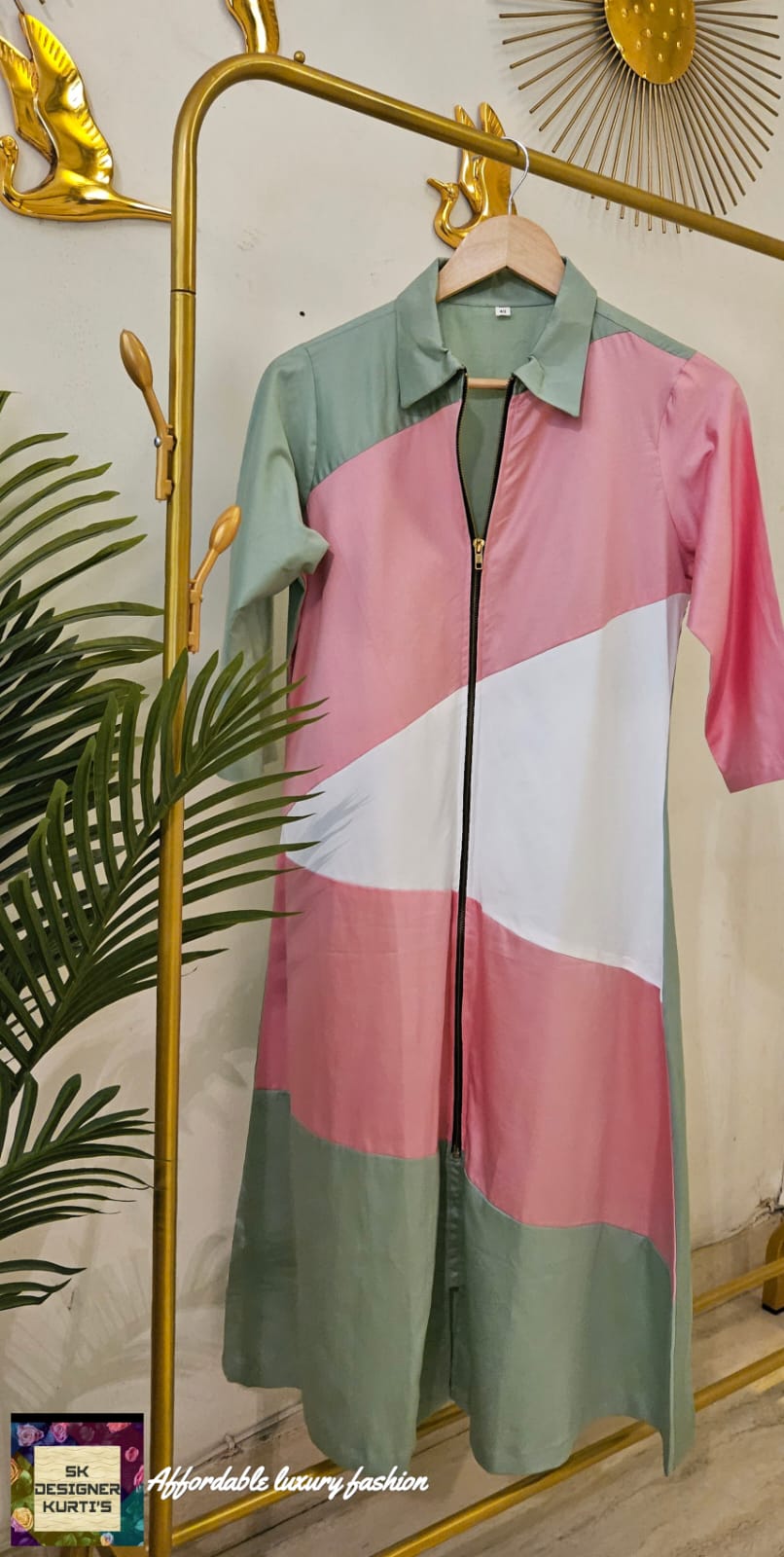 Sage Blush Charm Midi