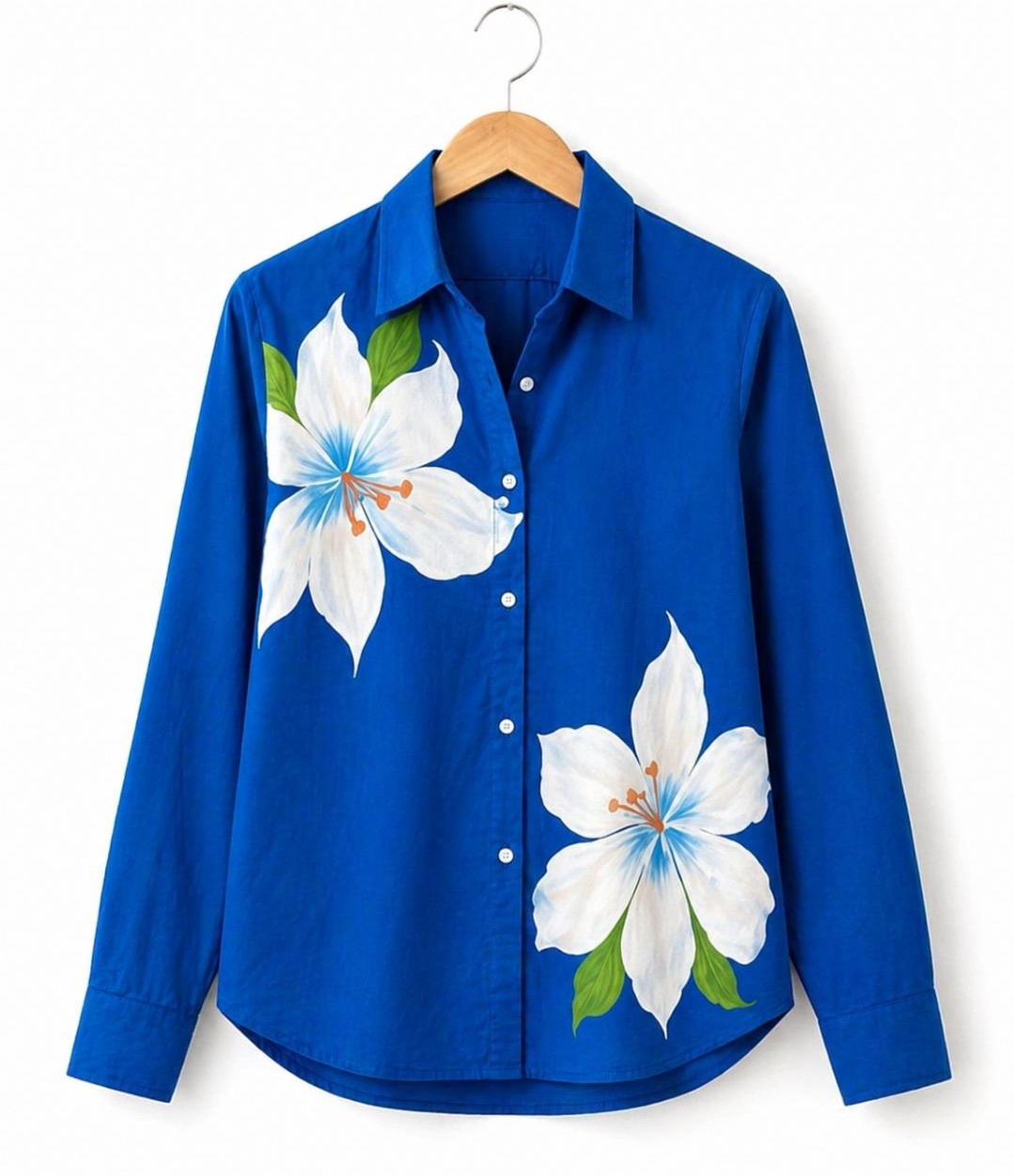 Brushstroke Cotton Shirt