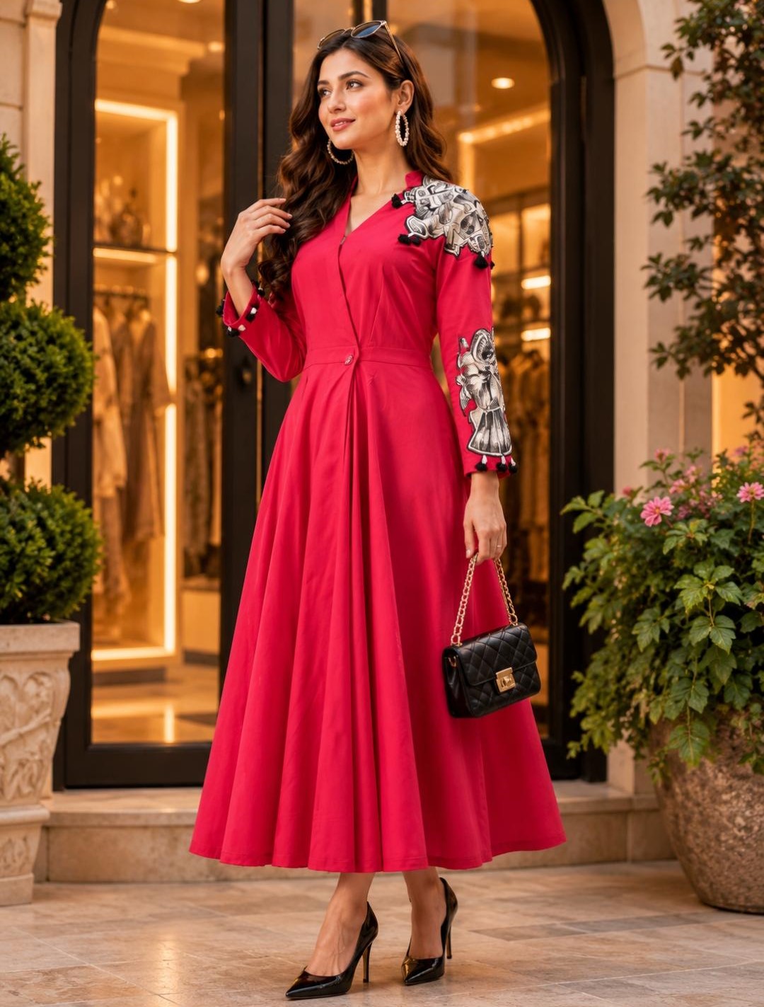 Artisan Breeze Cotton Dress