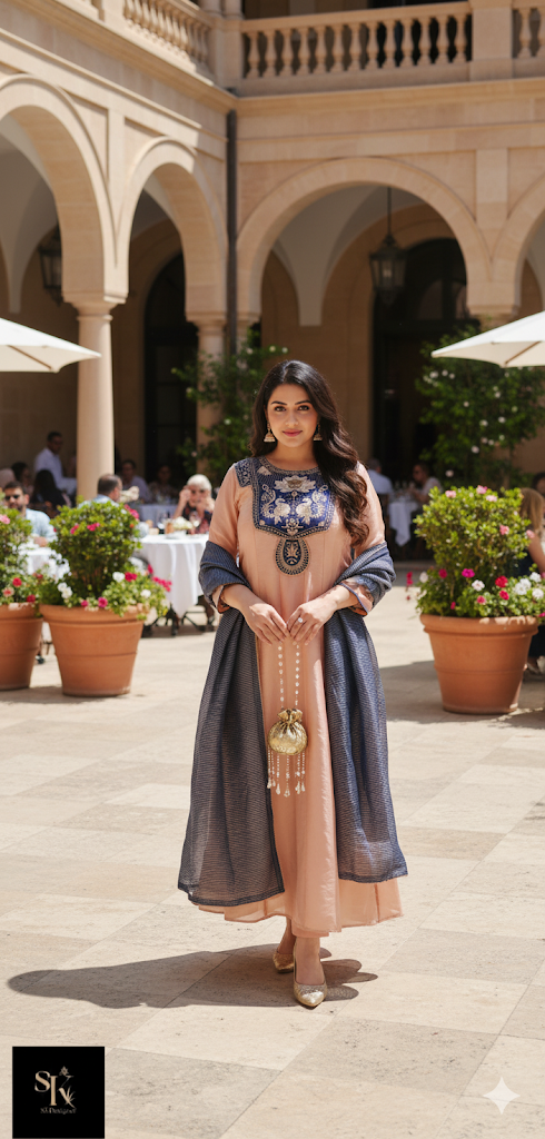 Royal Grace – Pure Tissue Silk Handwork Set