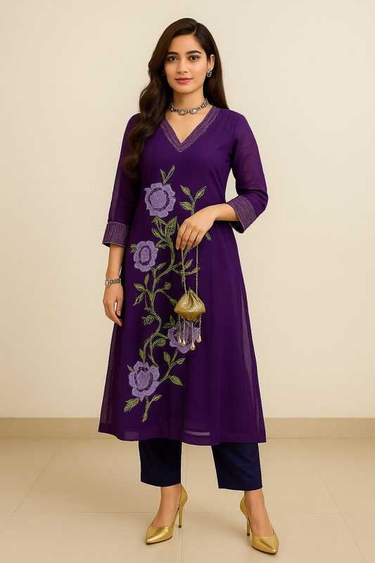 Festive Luxe Dola Silk Kurta Set