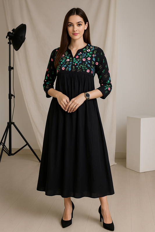 Pure Cotton French Knot Dress