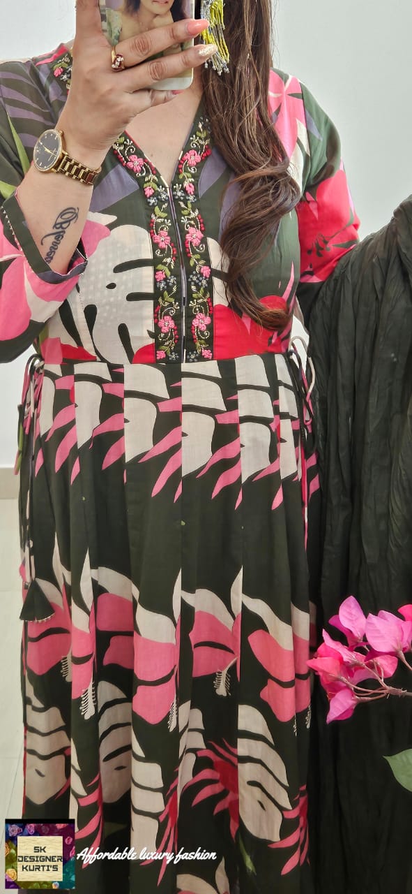 Summer Bloom Pure Cotton Suit Set