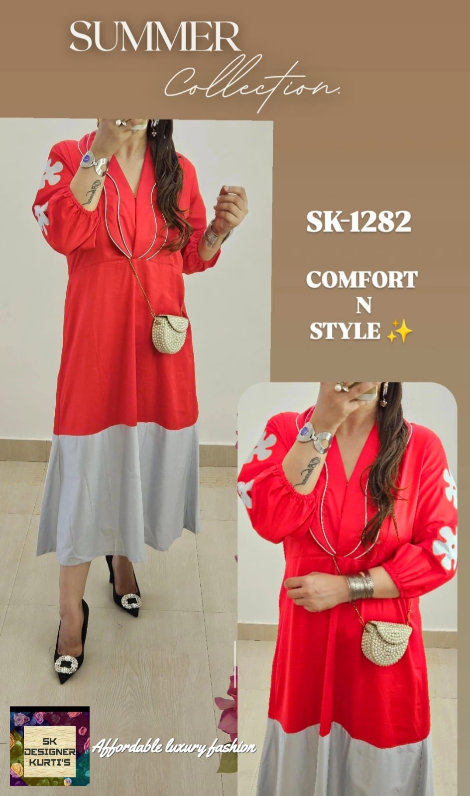 Trendsetter Cotton Poplin Midi Dress
