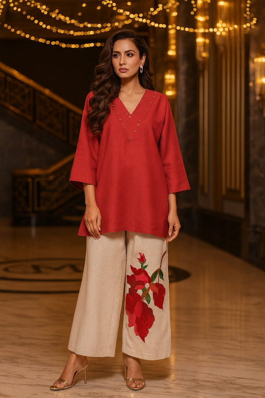 Crimson Chic Co-ord Set