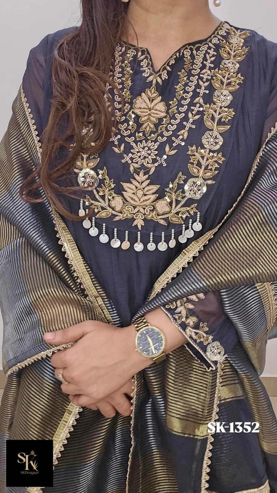 Timeless Grace Mul Chanderi Ensemble