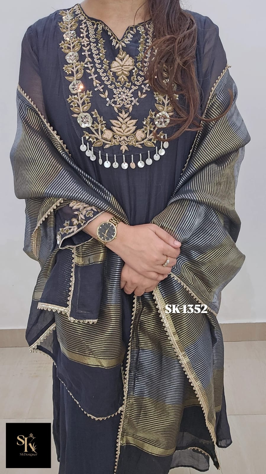 Timeless Grace Mul Chanderi Ensemble