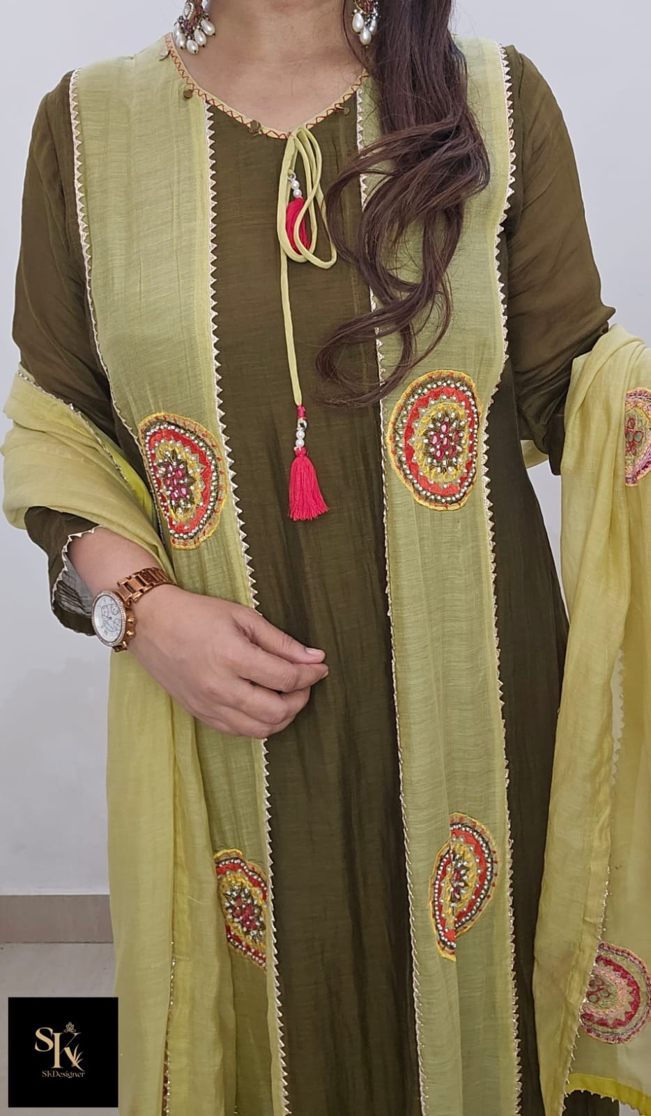 Shaded Elegance Mul Chanderi Set