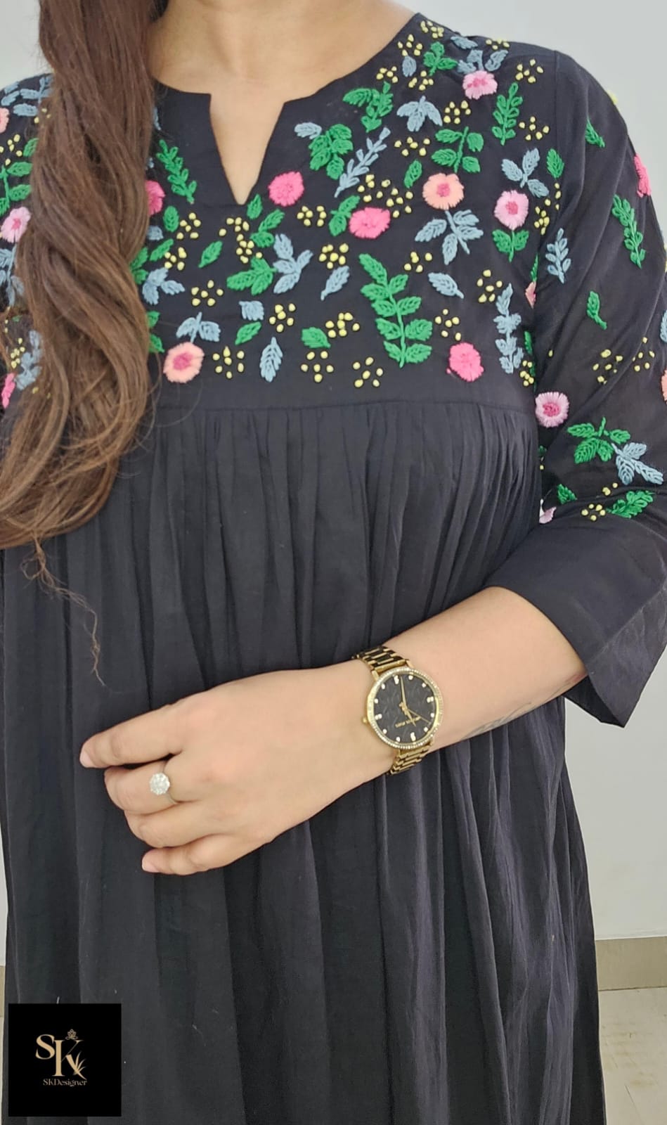 Pure Cotton French Knot Dress