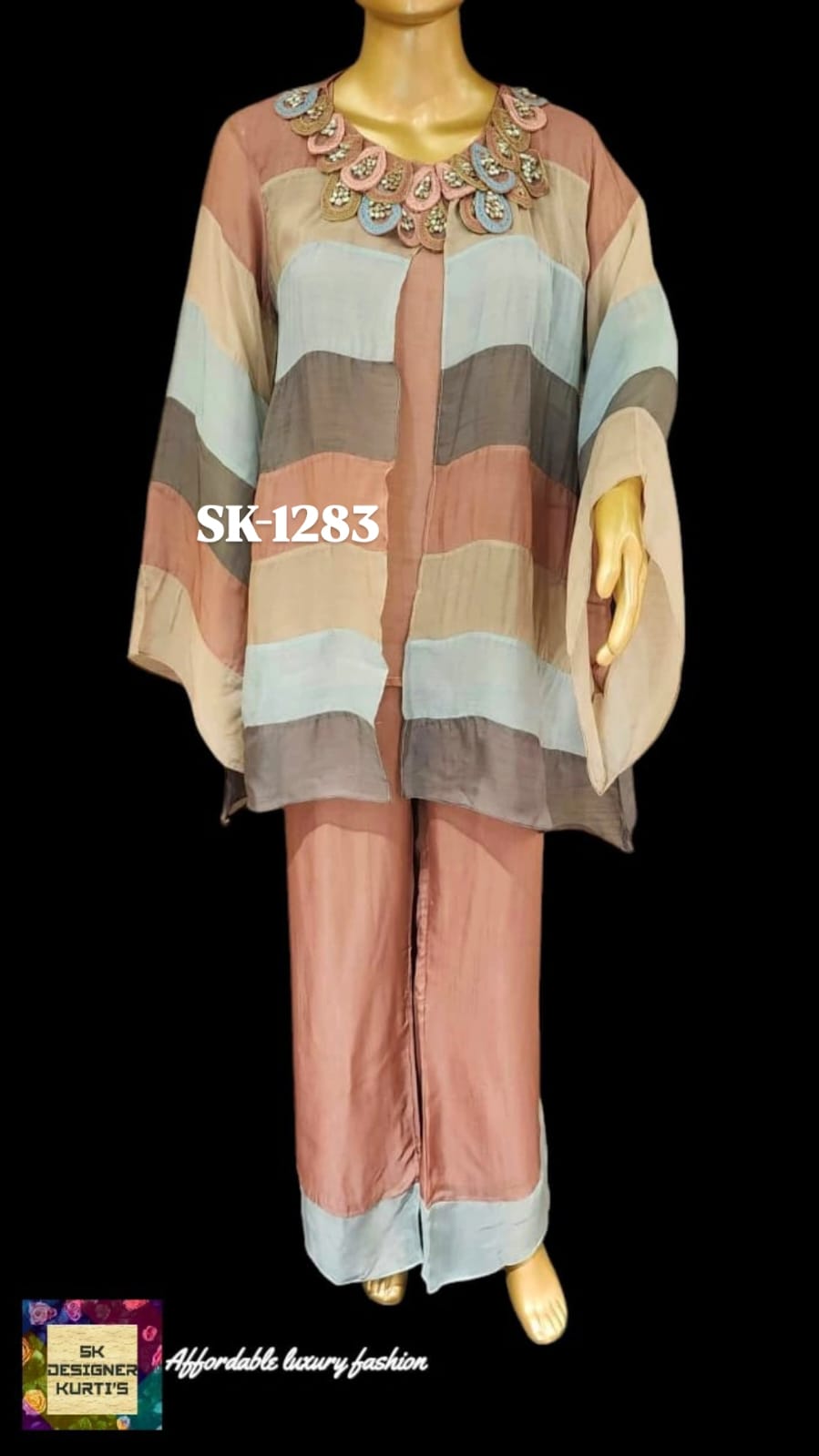 Pearl Luxe Organza Co-ord Set