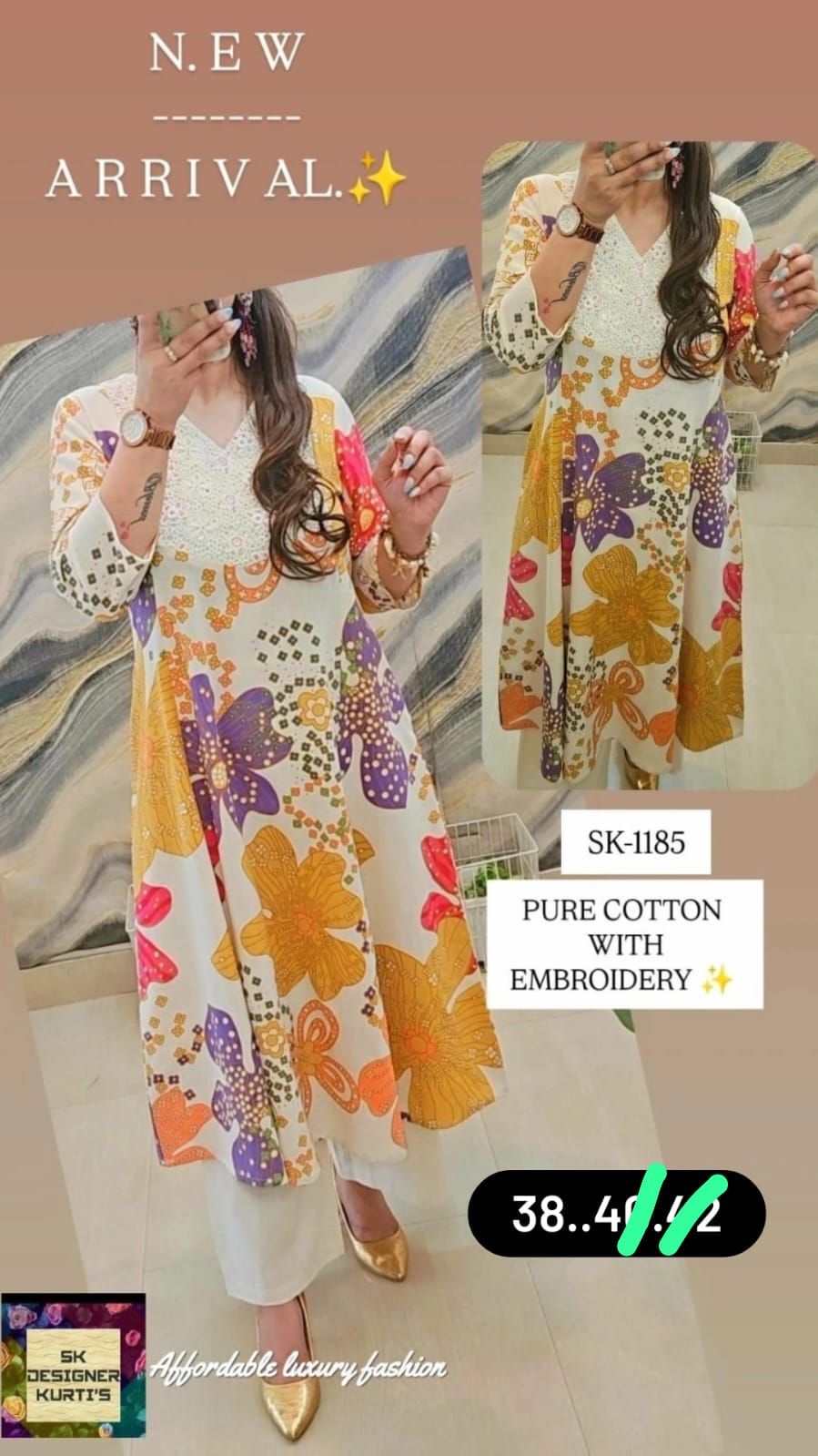 Summer Luxe Embroidered Kurta
