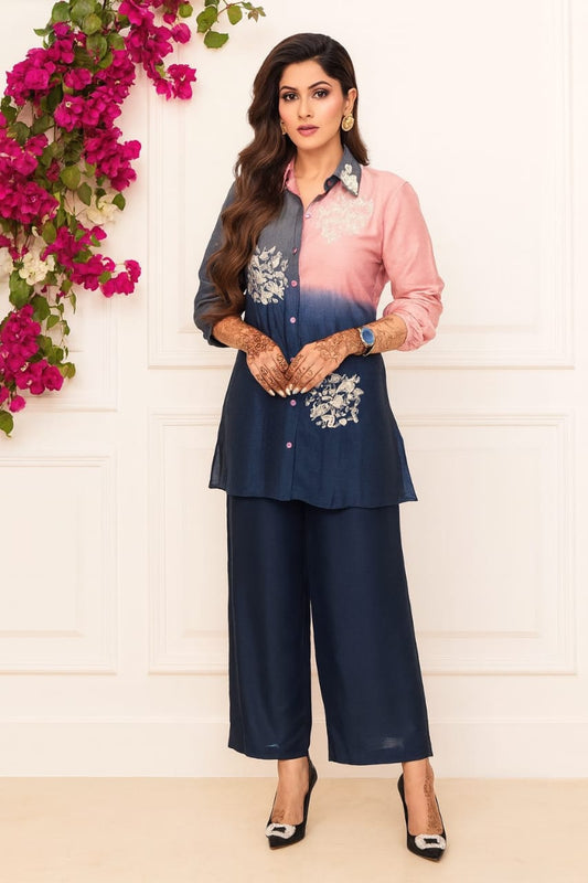 Pearl Luxe Shaded Co-ord Set