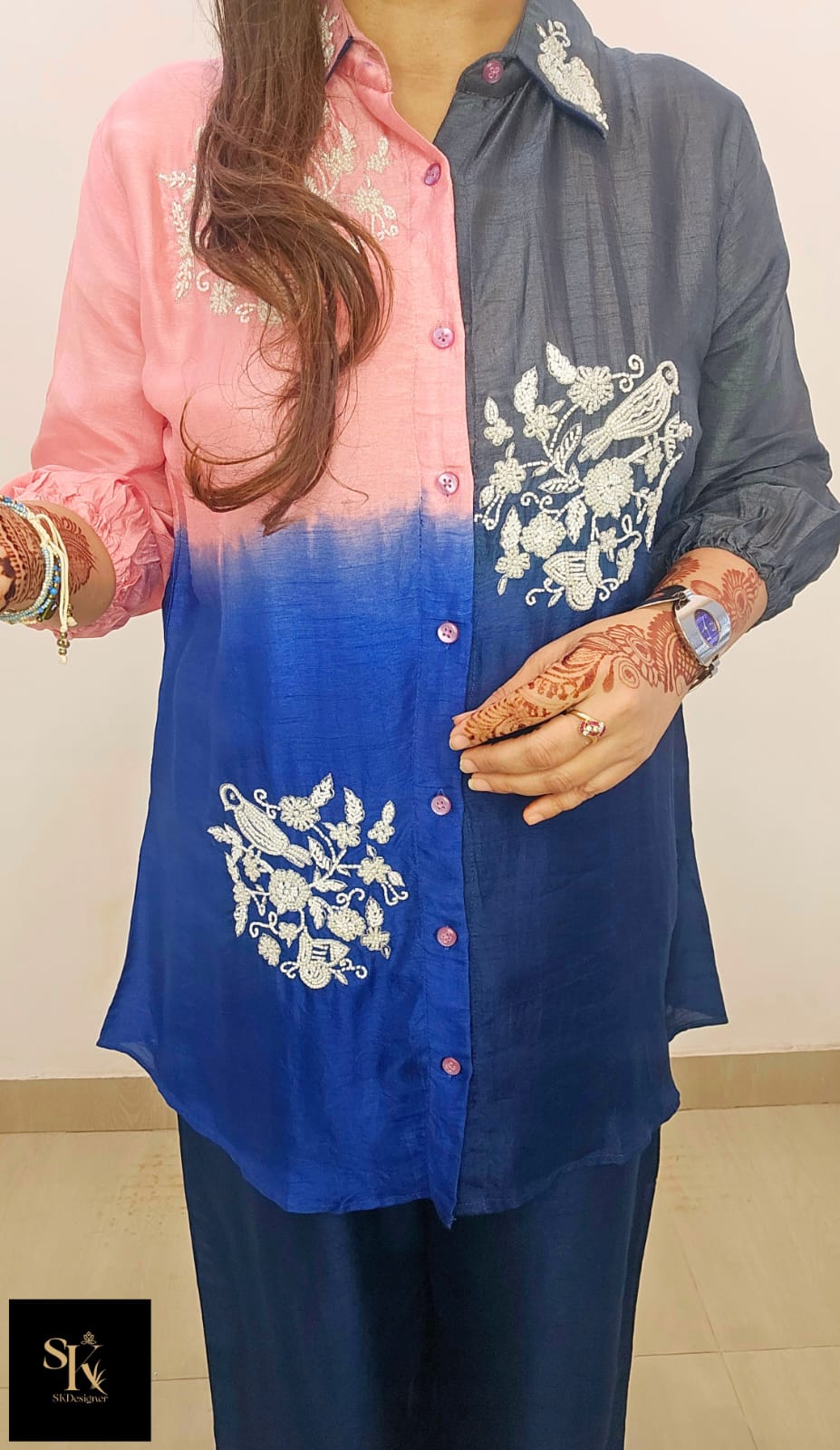 Pearl Luxe Shaded Co-ord Set