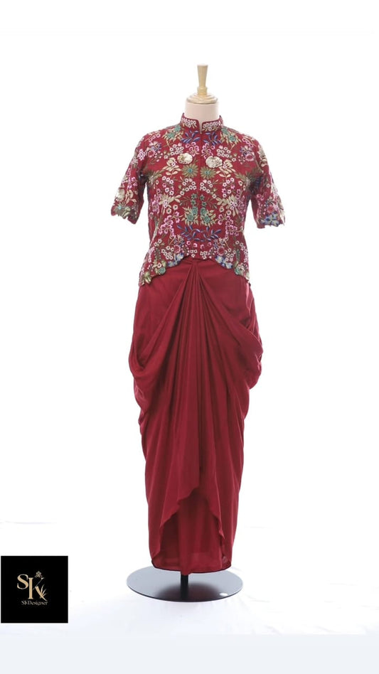 Dola Luxe Embroidered Drape Set