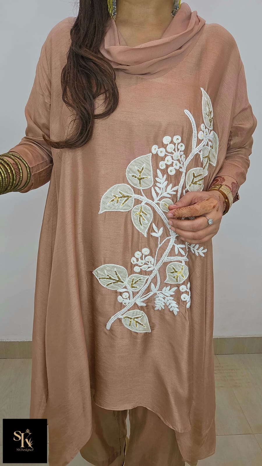 Dola Silk Luxe Asymmetrical Kurta Co-ord Set