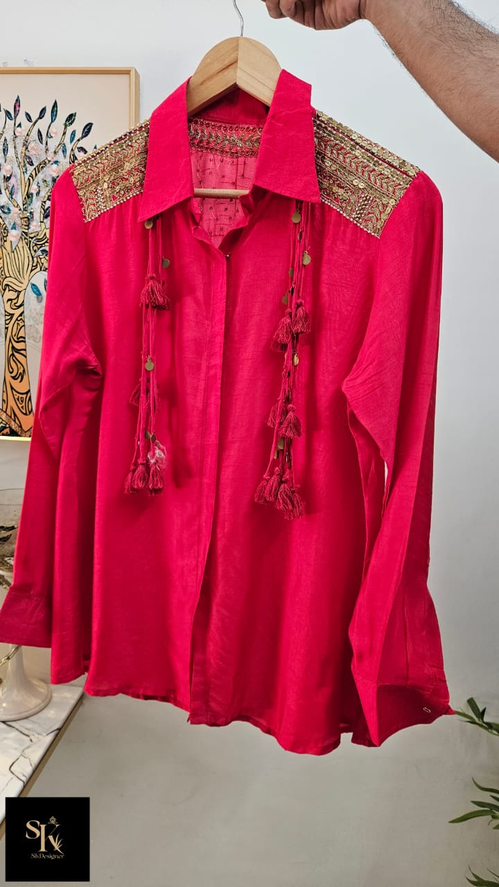 Tassel Charm Luxe Cord-Set