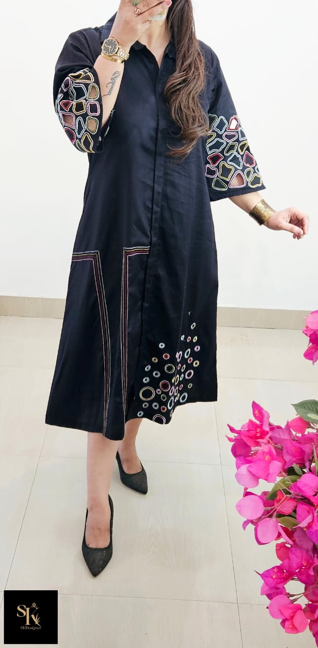 Effortless Elegance Cotton-Silk Midi Dress