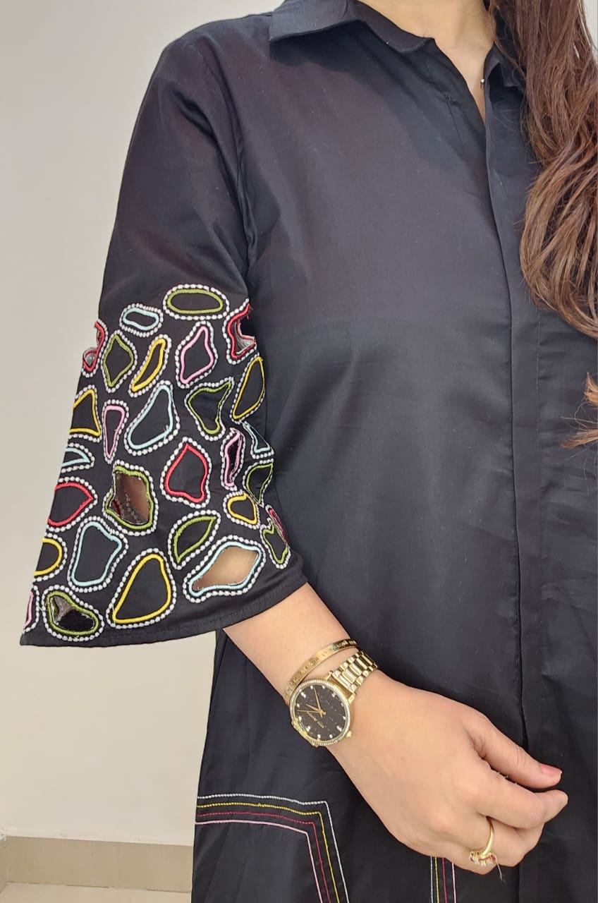 Effortless Elegance Cotton-Silk Midi Dress