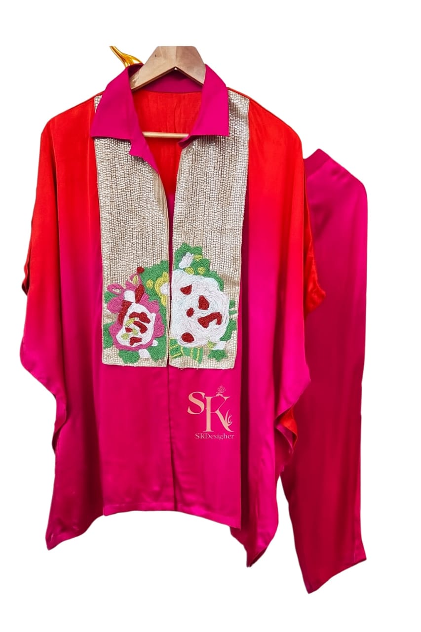 Boutique Luxe – Shaded Crepe Satin Co-ord Set