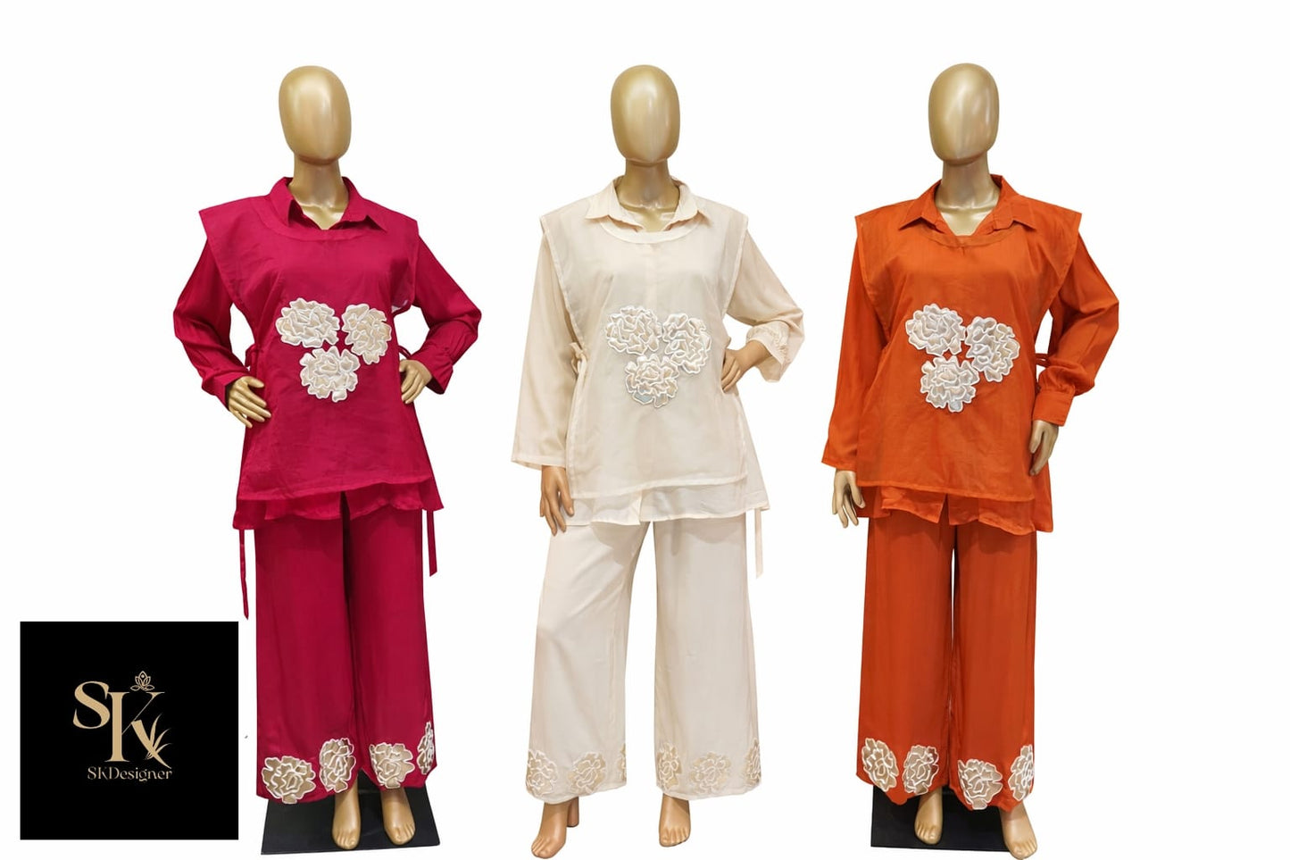 Élan Chinnon Statement Set (Orange)