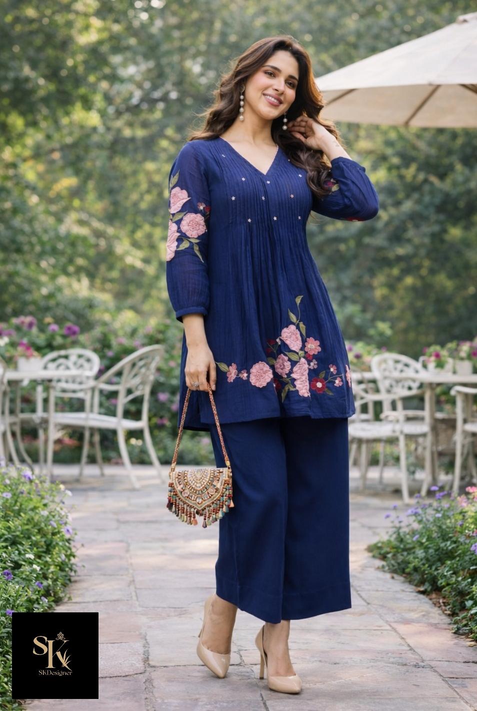 Chanderi Charm Co-ord Set