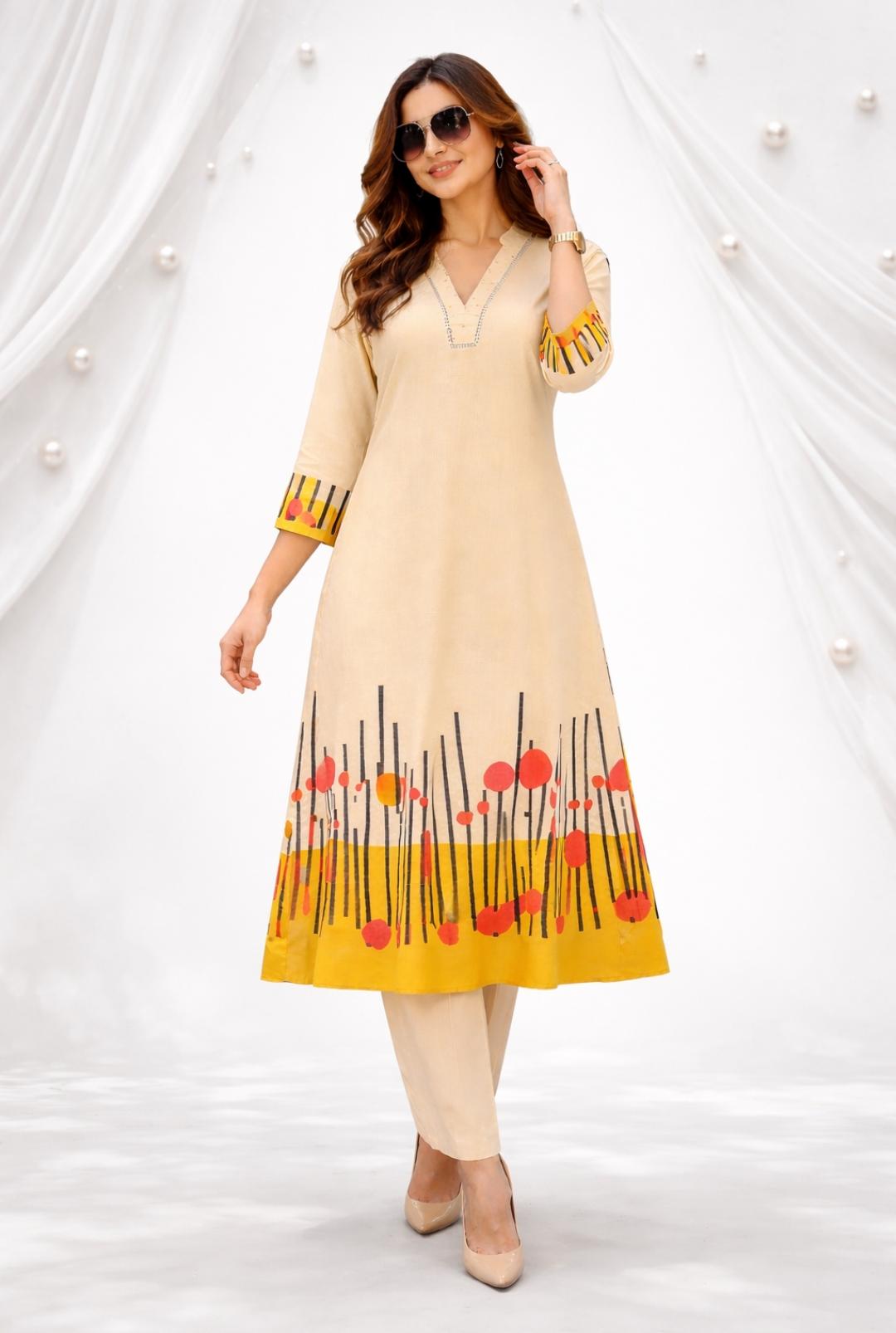 Breezy Bloom Kurta Set