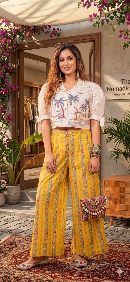 Summer Tie-Up Elegance Co-ord