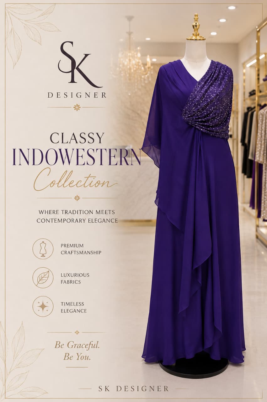 Noor Drape Gown