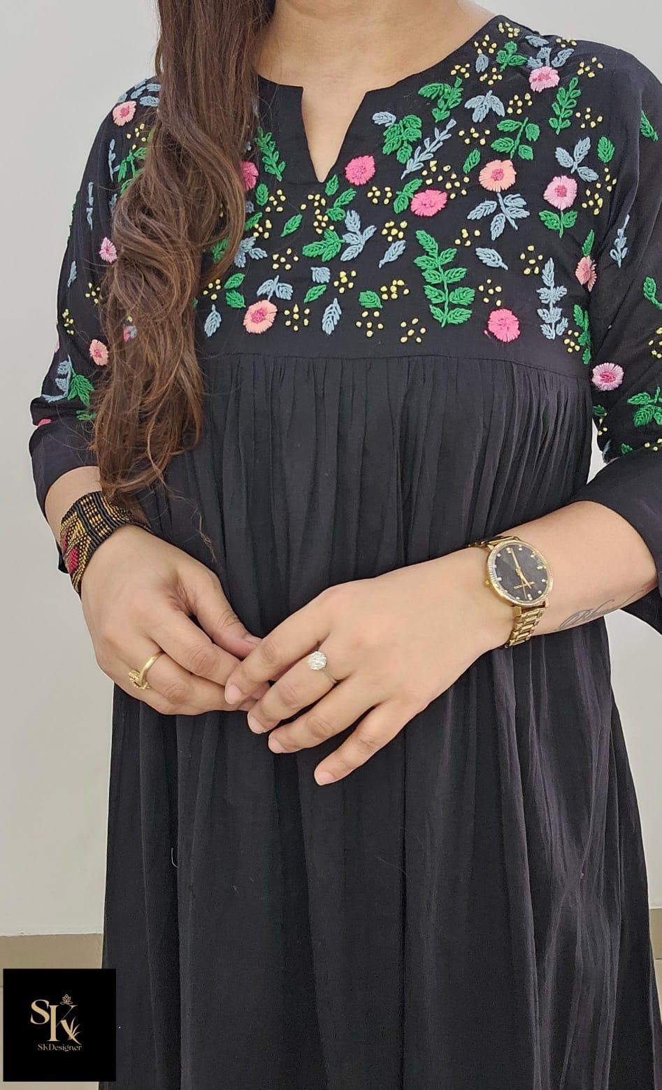 Pure Cotton French Knot Dress