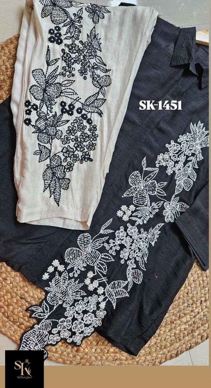 Boutique Luxe Pure Silk Kantha Cord-Set