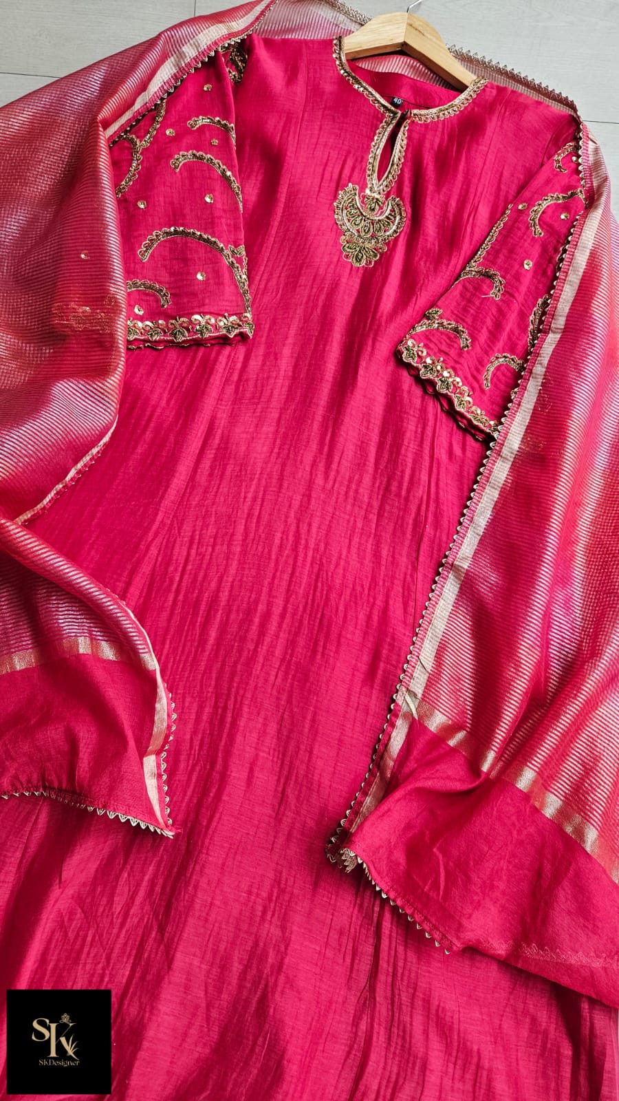 Ethereal Noor Mul Chanderi Suit