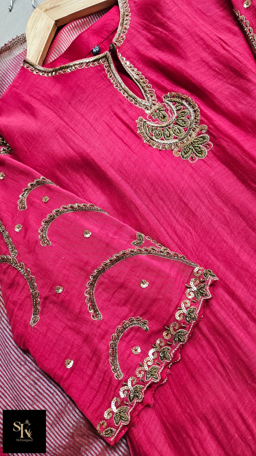 Ethereal Noor Mul Chanderi Suit