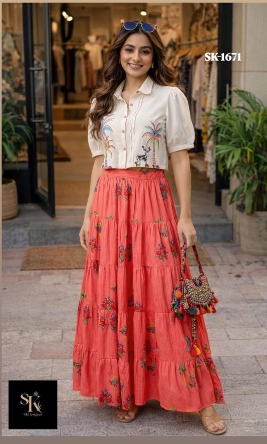 Summer Bloom Cotton Co-ord Set