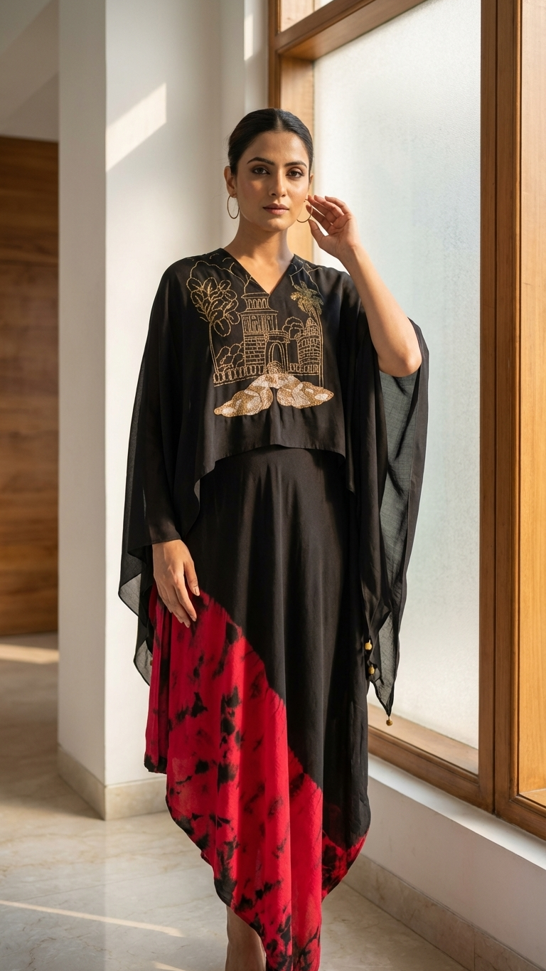 Aurora Luxe Drape Dress