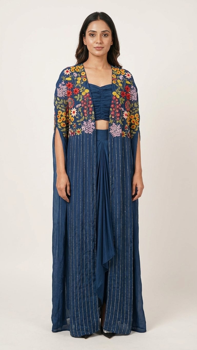 Celestia Chinnon Luxe Cape Set