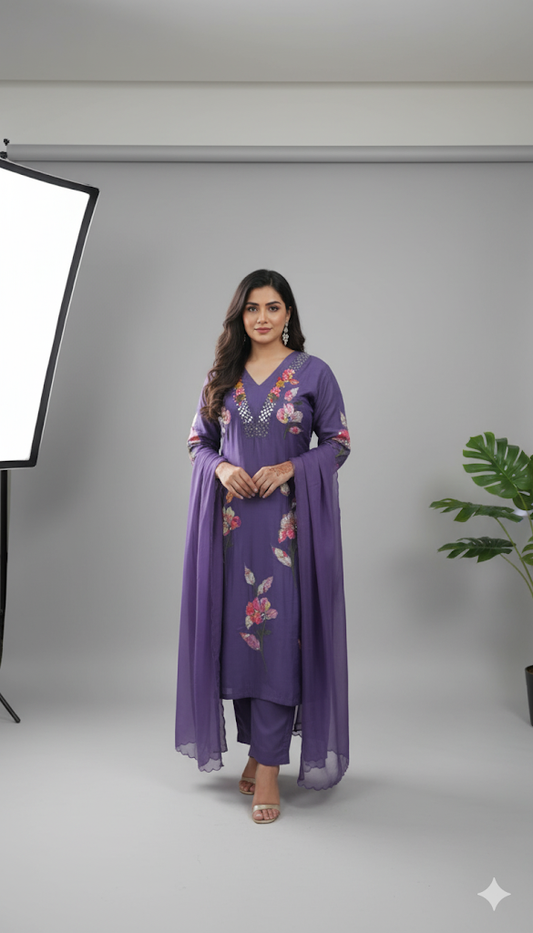 Royal Luxury Fashion – Russian Silk Kurta Set