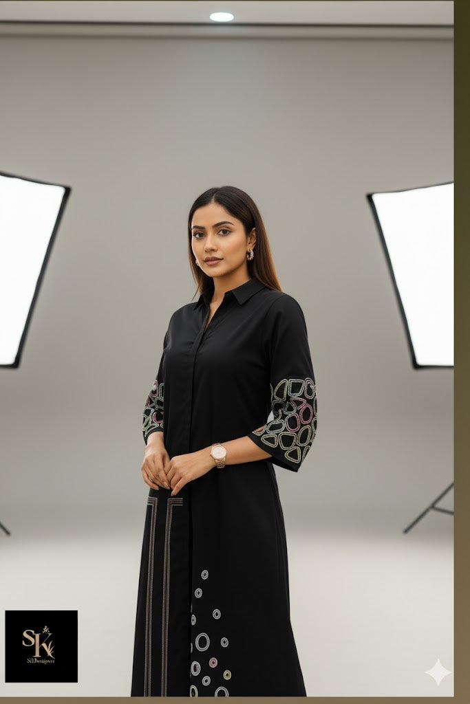 Effortless Elegance Cotton-Silk Midi Dress