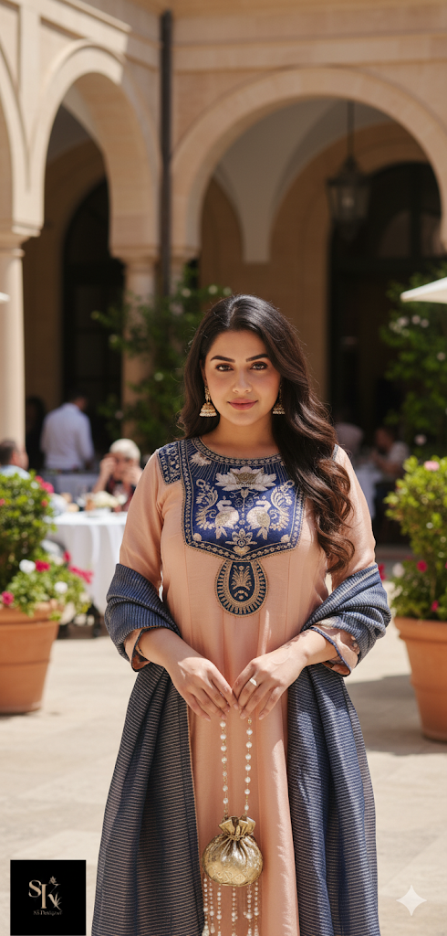 Royal Grace – Pure Tissue Silk Handwork Set